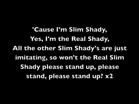 The Real Slim Shady - Eminem [Lyrics]