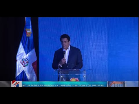 EN VIVO Ministerio de Turismo ponen en marcha campaña 10 millones de turistas