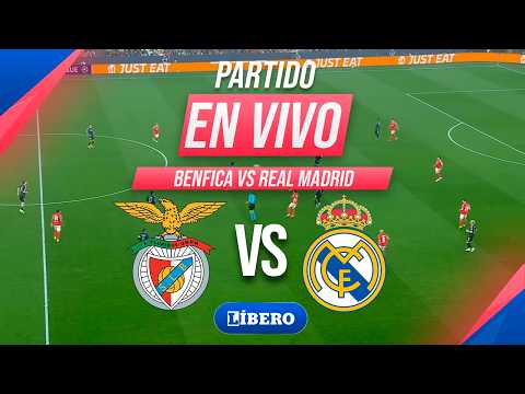 🔴 REAL MADRID VS BENFICA EN VIVO - CHAMPIONS LEAGUE 2025/2026 - PLAYOFFS IDA | Líbero