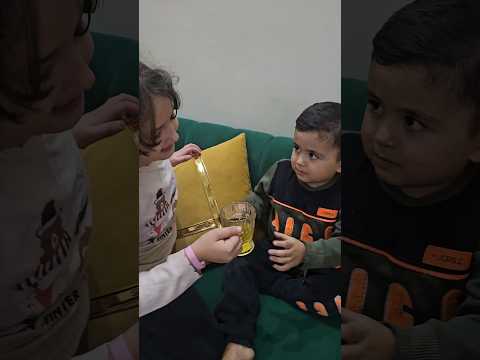 لين عملت زهورات لآدم🤒#هبوش #فاميلي #بلال #آدم #haboshfamily