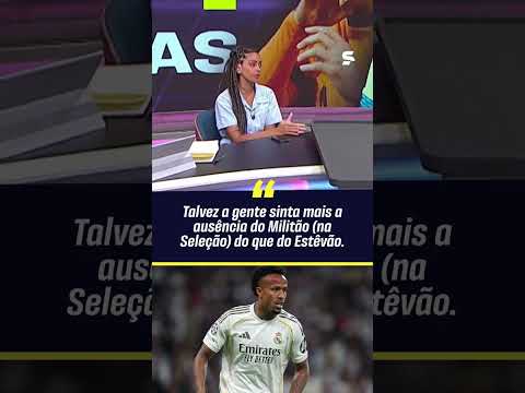 SELEÇÃO VAI SENTIR MAIS FALTA DO MILITÃO? | #shorts | sportv