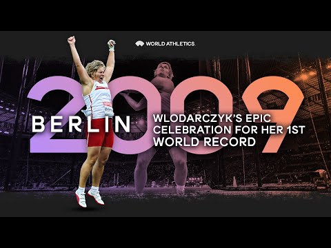 Wlodarczyk's first hammer throw world record 💥  | World Athletics Championships Berlin 2009