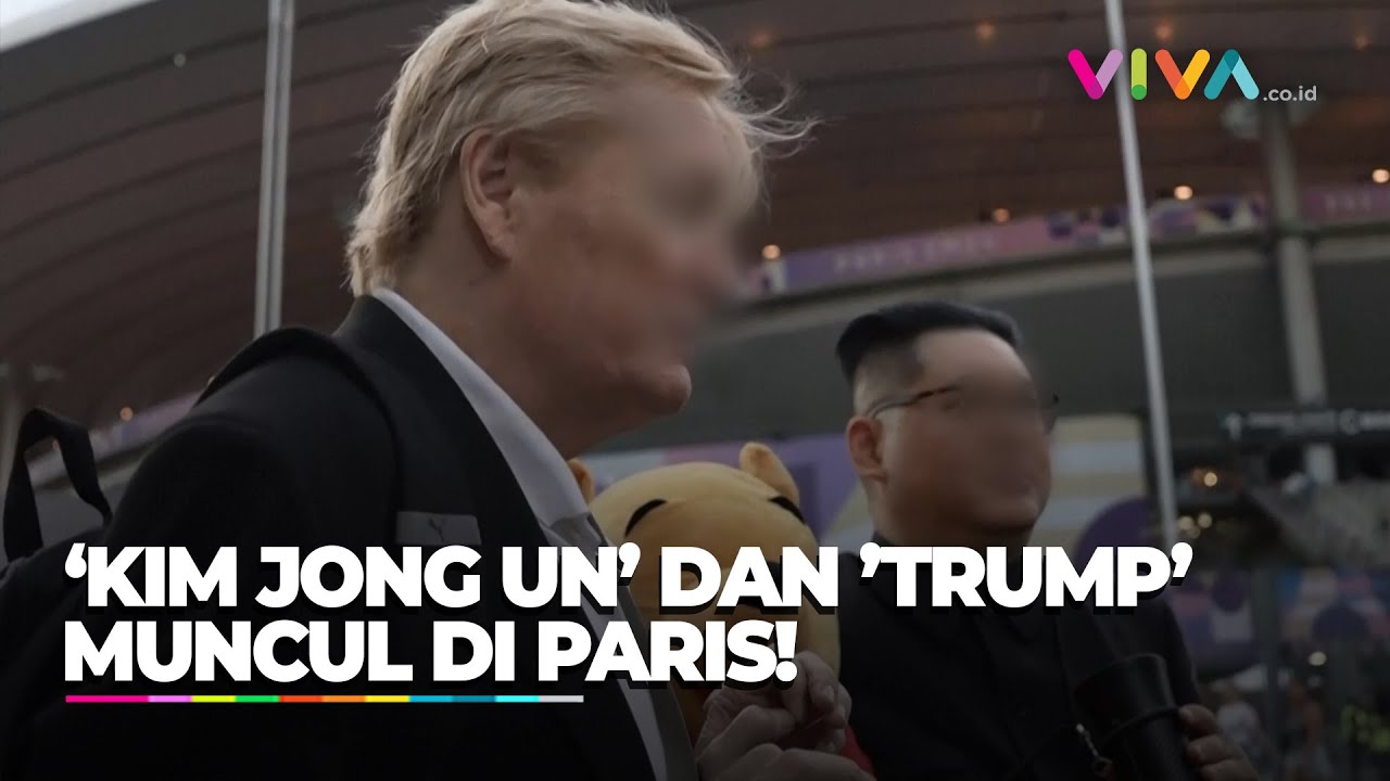 JRENG! 'Kim Jong Un' dan 'Trump' Muncul di Olimpiade Paris 2024
