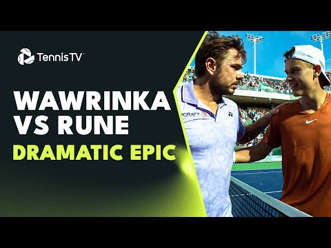 Drama & Entertainment In Wawrinka vs Rune EPIC 😱 | Indian Wells 2023