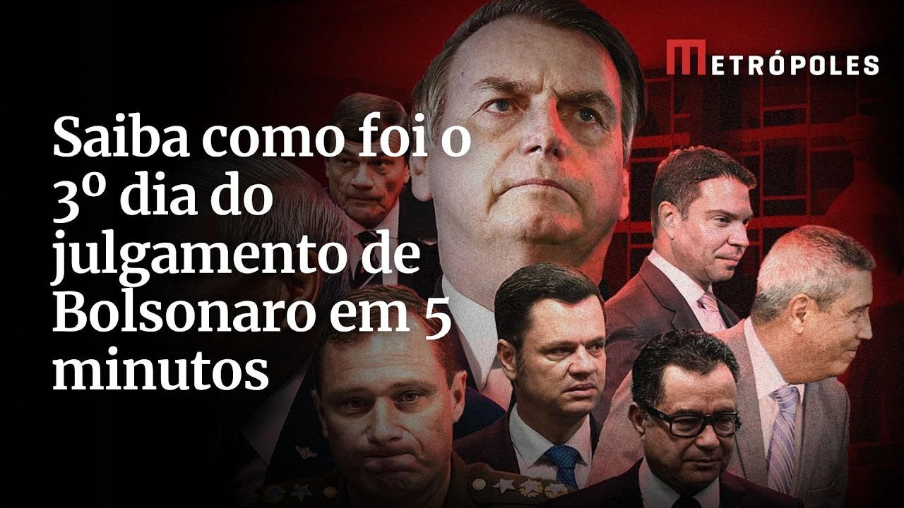 Interrupções de Fux e votos de Dino e Moraes Saiba como foi 3º dia do julgamento de Bolsonaro