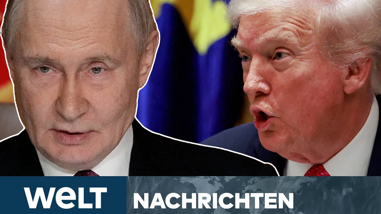 UKRAINE-KRIEG: Streit zwischen Trump und Putin! Neue Details vom Treffen in Alaska I WELT STREAM