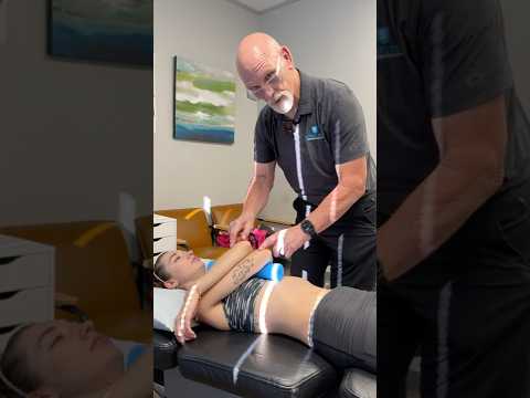 Pool noodle adjustment #physicaltherapy #gym #chiropractic #backpainrelief #chiropractor #health