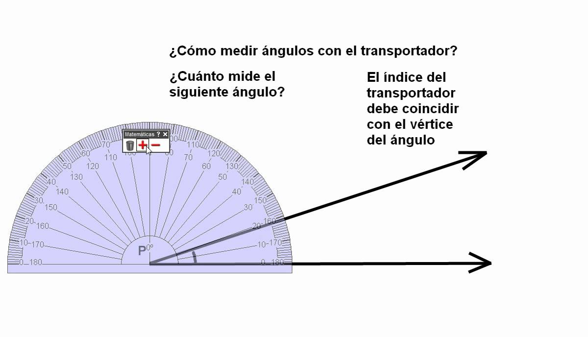 Como Medir Angulos Con El Transportador Para Niños