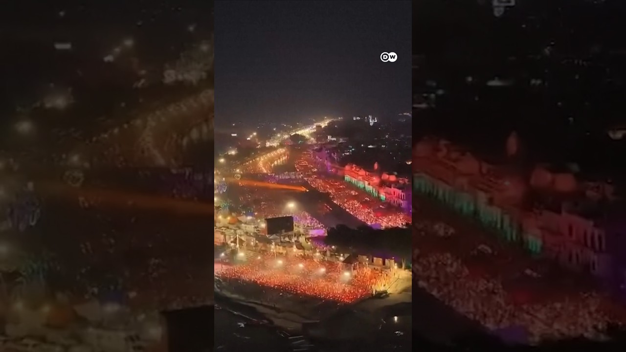 Diwali celebrations in India's holy city of Ayodhya | DW News