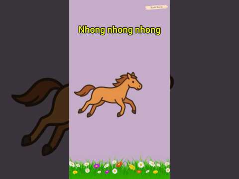 Bài đồng dao: “NHONG NHONG NHONG” || Bài đồng dao hay cho trẻ mầm non || Bé học nói tiếng Việt