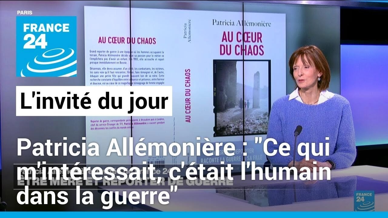 Patricia Allémonière : "Ce qui m'intéressait, c'était l'humain dans la guerre" • FRANCE 24