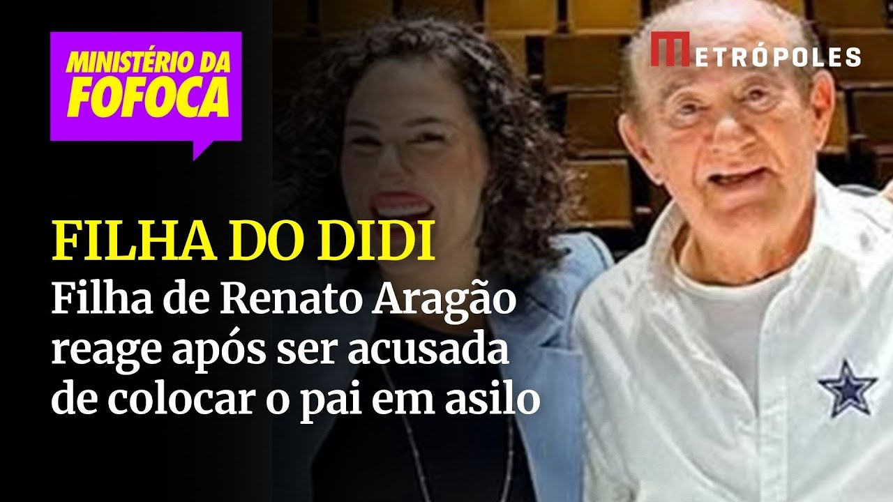Filha de Renato Aragão reage após ser acusada de colocar o pai em asilo