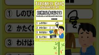 【JAPANESE QUIZ】  Grammar 【にほんご JLPT N1】#shorts #日本語 #文法 #vtuber