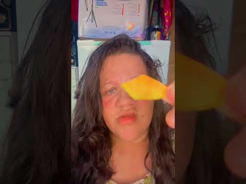 2 parte provando frutas chips #comida #provandocomida