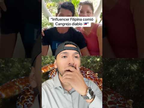 Influencer filipina come Cangrejo Diablo #sabiasque #curiosidades #shorts