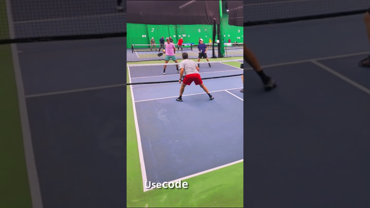 🎭Brutal Attack and Questionable Call #pickleballhighlights #pickleball #sports #sporthighlights