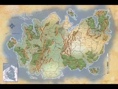 DragonLance - Map of Krynn - Animation of the Cataclysm - YouTube