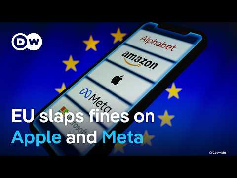 Are EU fines on tech giants for antitrust violations a mere slap on the wrist? | DW News