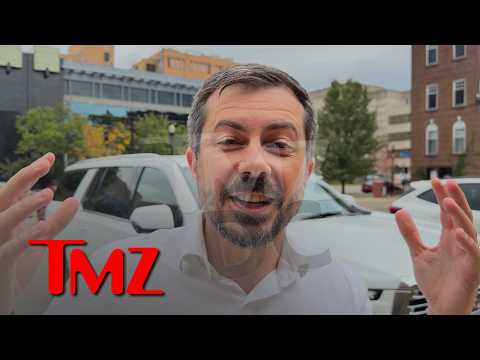 Pete Buttigieg Takes Shot at Trump for Checking Out Sen. Jon Husted's Butt | TMZ DC