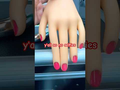 Practicing for my practical exam 💅🏾