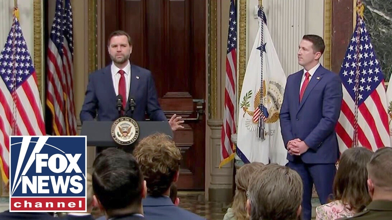 WATCH LIVE: JD Vance swears in Colin McDonald to lead DOJ fraud division