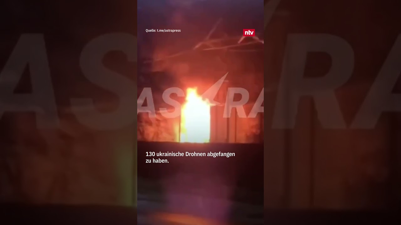 In mehreren Städten brennen russische Kraftwerke | ntv