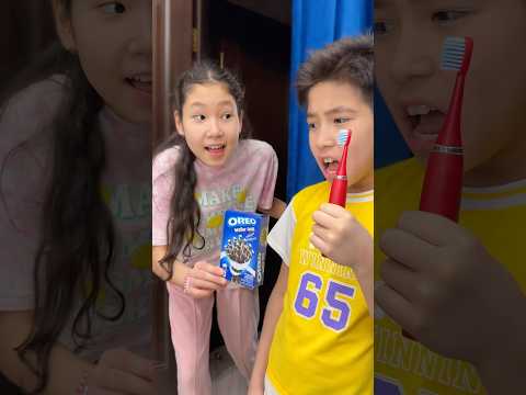 He just wanted to brush his teeth 🦷 😁🥰