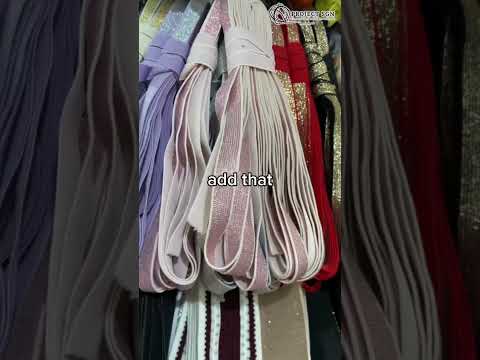 These soft shimmer elastic bands bring both flexibility and flair to any design