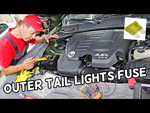 DODGE CHARGER OUTER TAIL LIGHTS FUSE LOCATION REPLACEMENT, TAIL LIGHT DO NOT WORK
