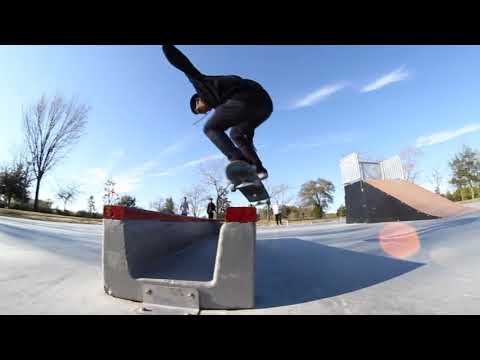 Skating the New skate park