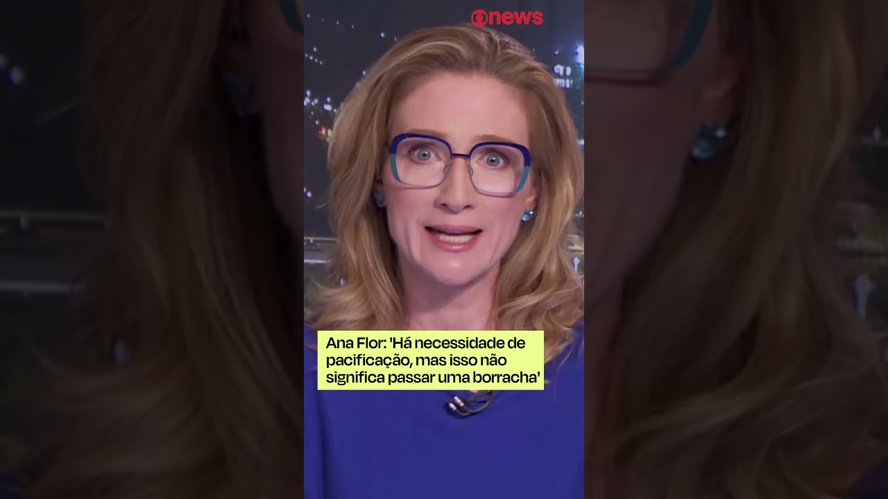Ana Flor Há necessidade de pacificação mas isso não significa passar uma borracha