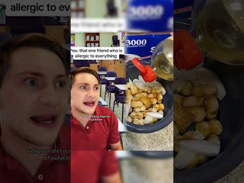 Pov: that one friend who is allergic to everything #greenscreen #pov #nostalgia #fypシ #school