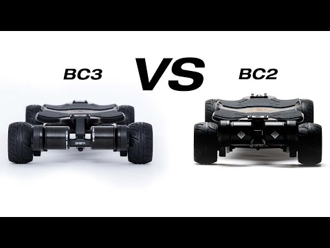 old VS new BLACK Carve - Electric Skateboard Comparison