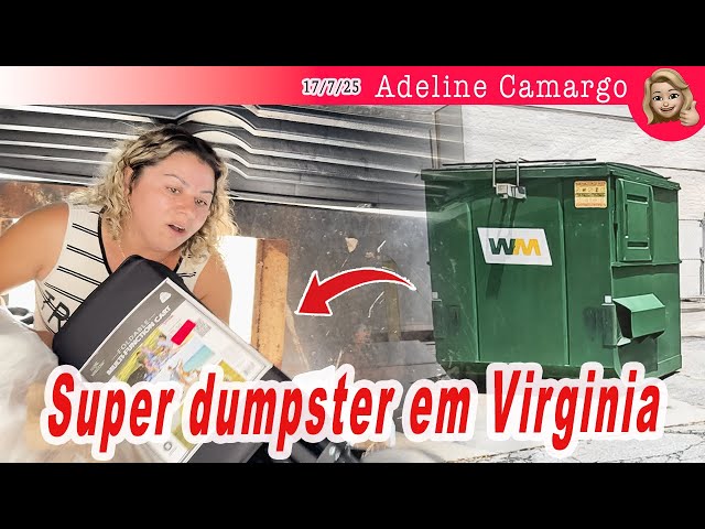 Primeiro dumpster no estado da Virginia e deu bom
