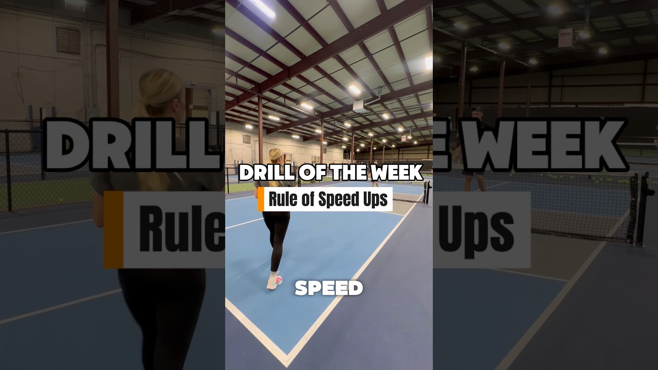Drill of the Week: Rule of Speed Ups ⚡️ #pickleball #drill #joola