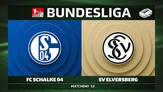 FC Schalke 04 vs. SV Elversberg | Matchday 12 — Bundesliga 2 2025/26