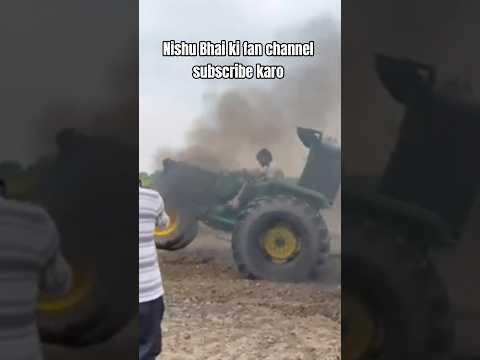 Rohit Jaiswal stunt#John Deere tractor full power #miss you Nishu bhai 💔😞