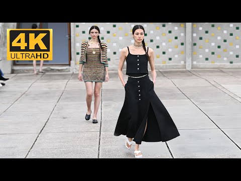 Chanel Cruise 2025 Fashion Show - 4K | - Marseille