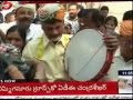 Chandrababu Dances and Celebrates Holi with Lambadas at His House