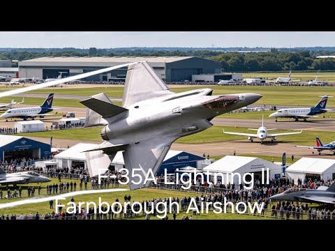 Awesome F-35 Lightning ll Display Farnborough Airshow