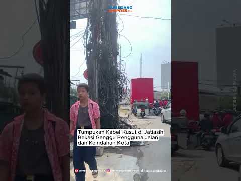 Tumpukan kabel optik di Bekasi, gimana pendapatmu? #infobekasi