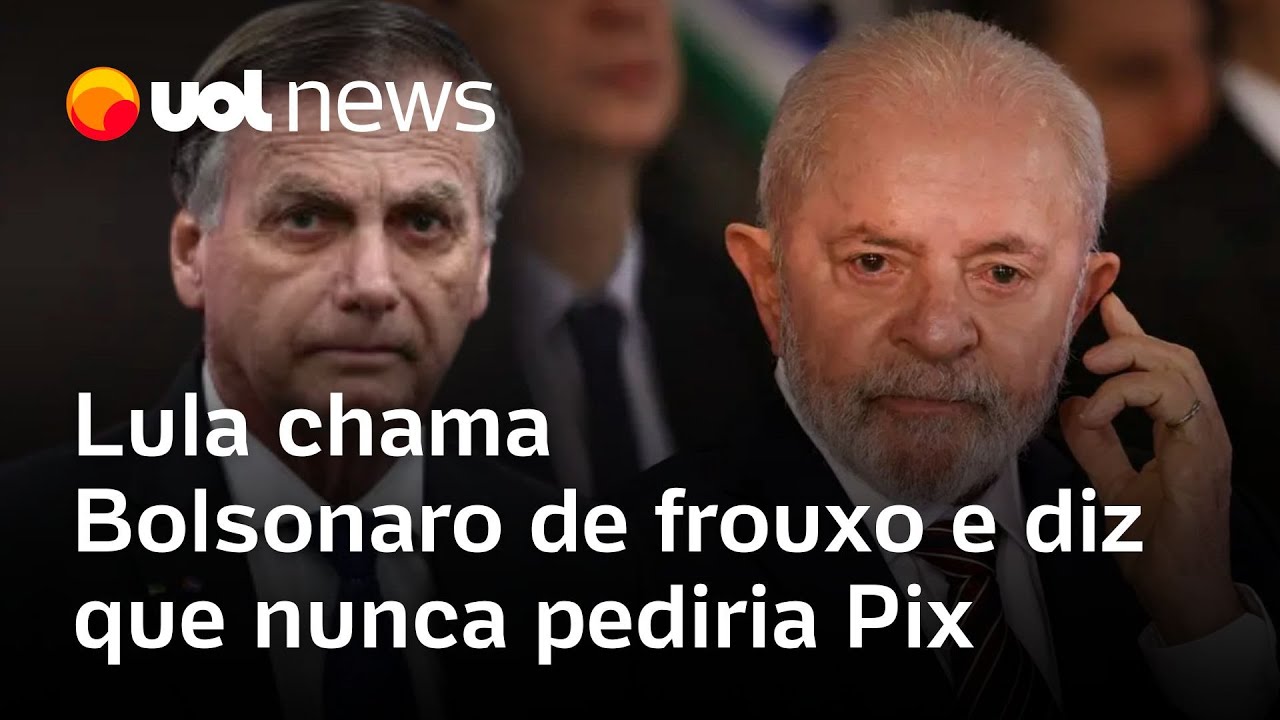 Lula chama Bolsonaro de frouxo e diz que jamais pediria Pix e anistia antes de ser condenado
