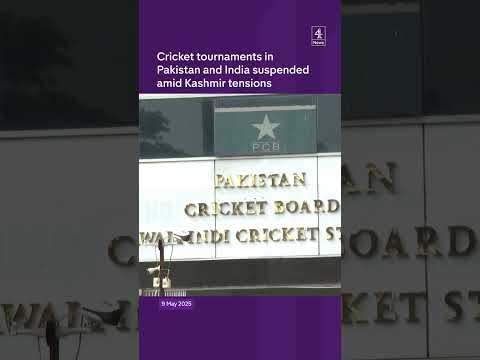 Pakistan and India cricket suspended