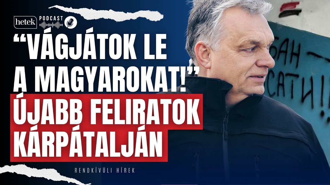 "Vágjátok le a magyarokat!" Újabb magyargyűlölő feliratok jelentek meg Kárpátalján