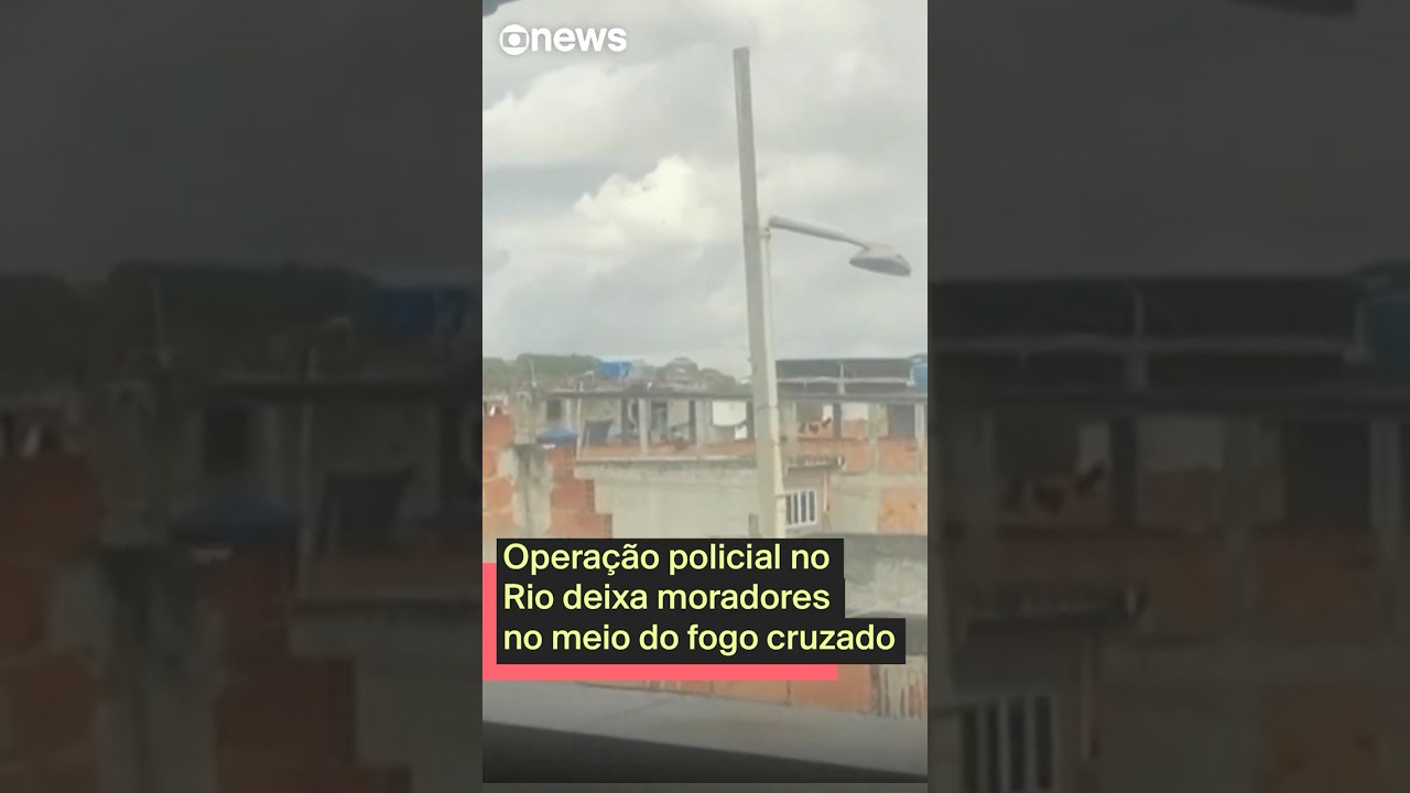 Operação policial no Rio deixa moradores no meio do fogo cruzado