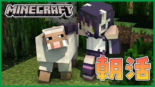 【朝活マイクラ】久々の朝活マイクラ！カプセルホテルつくる！！！🐧🌳【#フンボルトペンギンちゃんねる／#けもVクラフト】