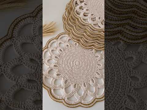 Sousplat em crochê maravilhoso 😍