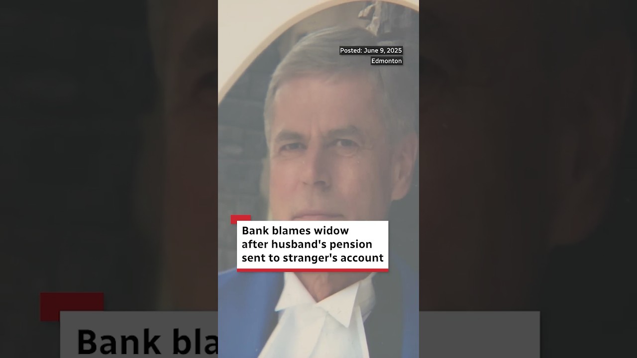 Bank blames widow after husband's pension sent to stranger's account