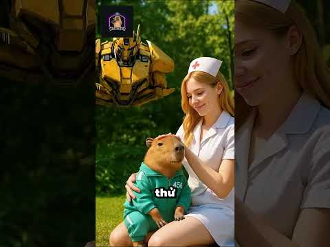 Mèo béo lại phá hoại và cái kết #funny #squidgame #capybara