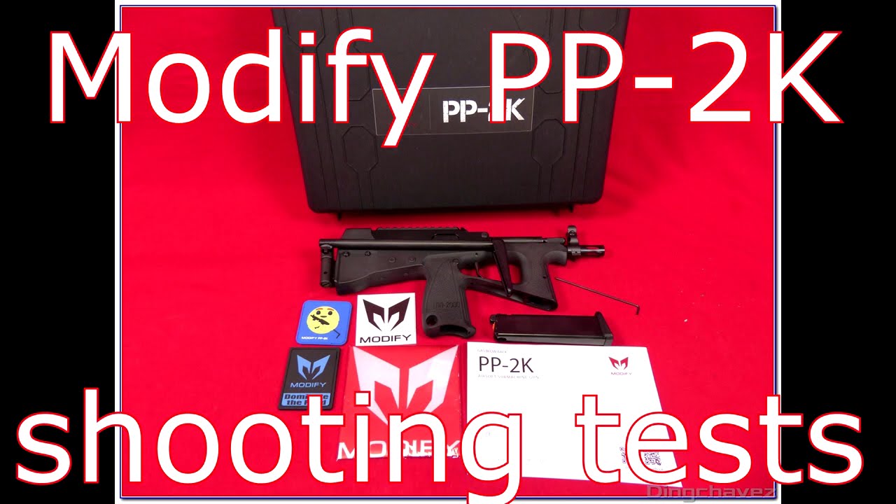 Airsoft - Modify PP-2K shooting test